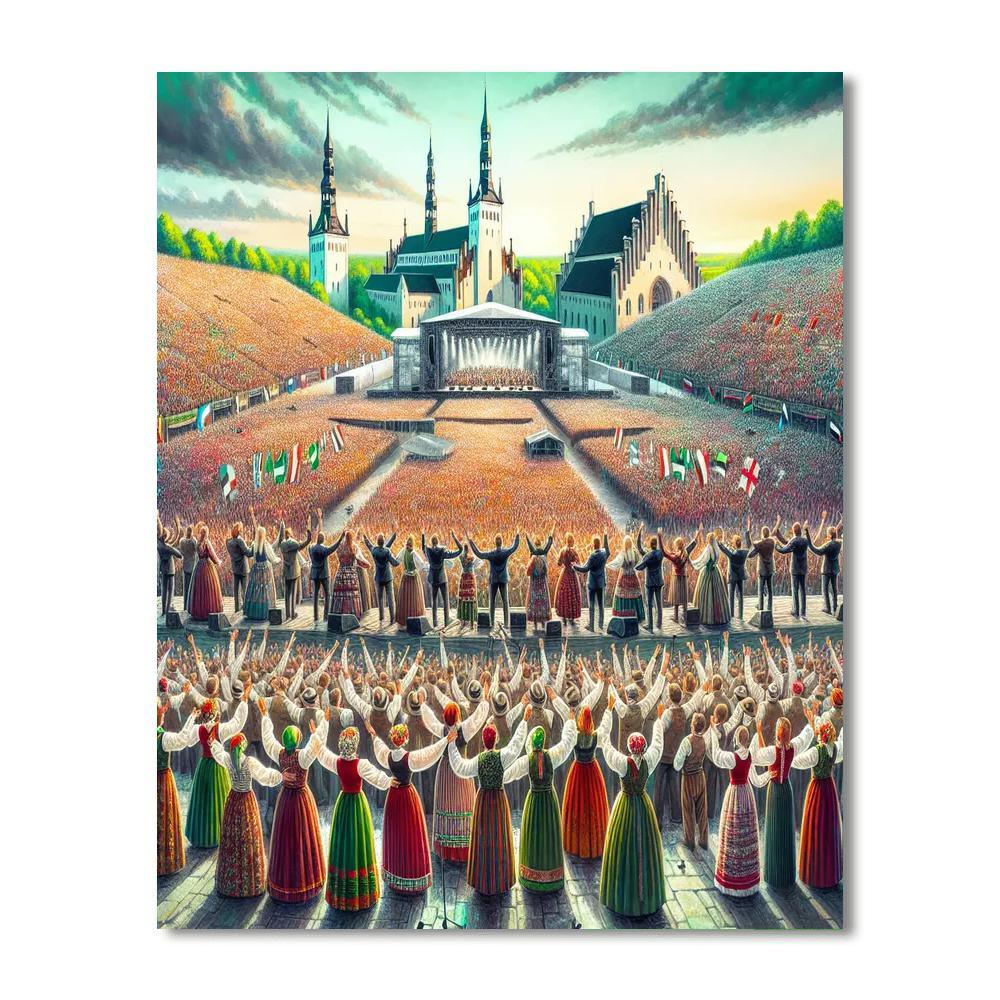 Song Festival - Estonia Paint By Numbers Kits