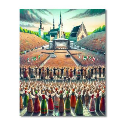 Song Festival - Estonia Paint By Numbers Kits