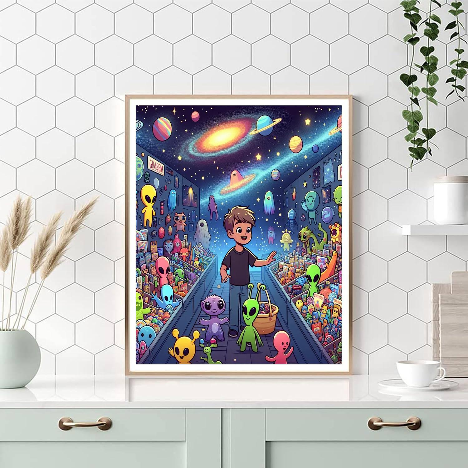 Galactic Trading Post Paint By Numbers Kits