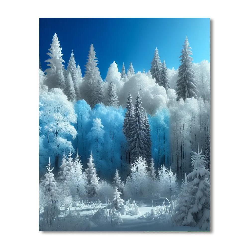 Winter's Gentle Touch DIY Paint By Numbers