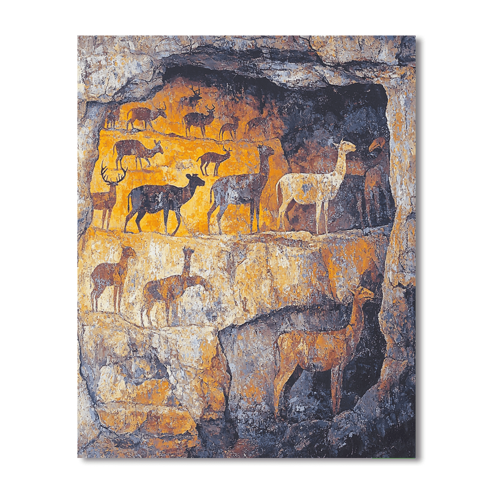 Lascaux Caves - France Painting By Numbers Kit