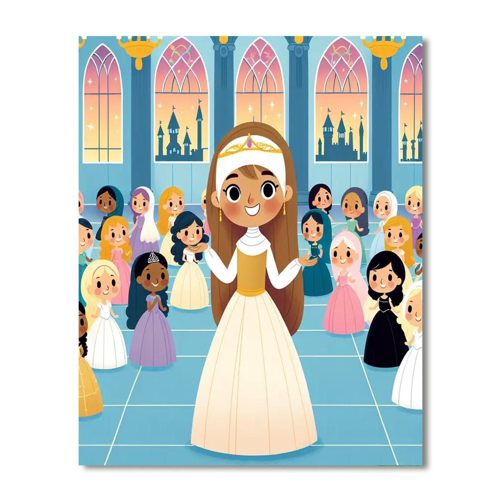 Princess Party Painting Number Kit