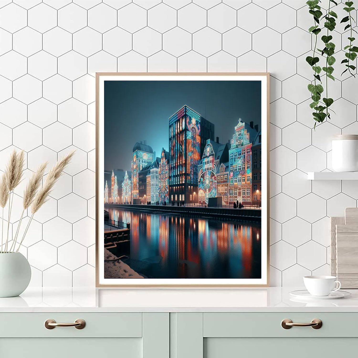 Copenhagen Light Festival - Copenhagen, Denmark Paint By Numbers Kits