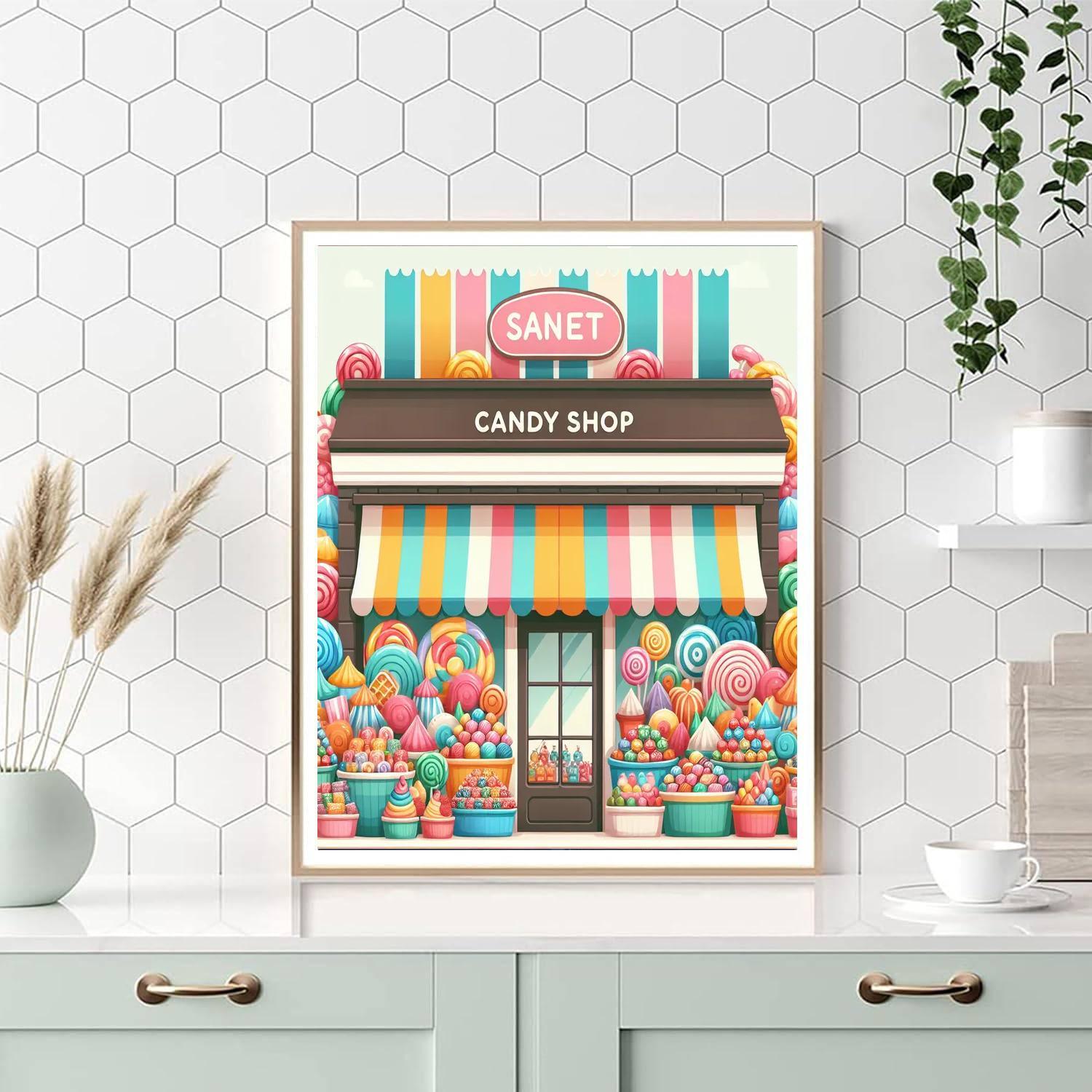 Sweet Shop Surprise Number Painting
