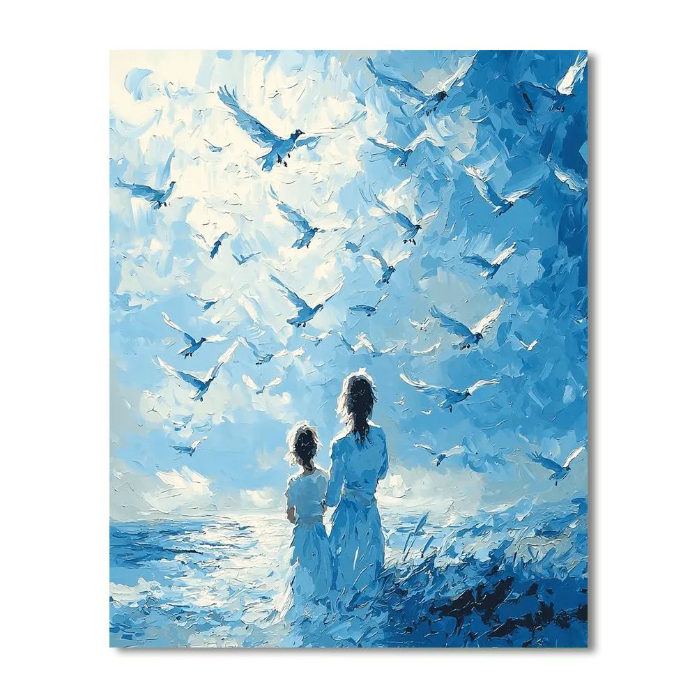 Wings Of Affection DIY Paint By Numbers