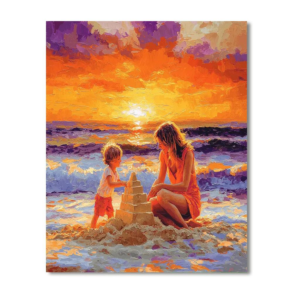Sunset Playtime Paint By Number