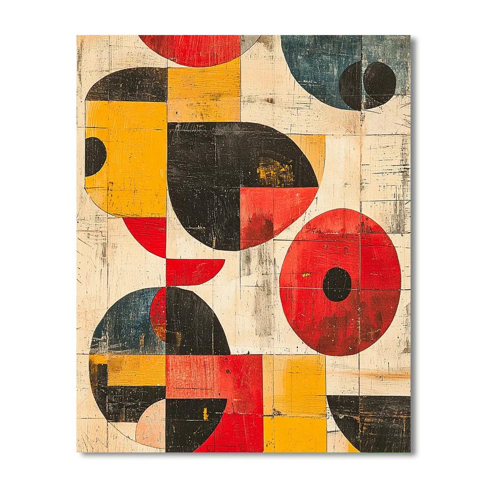 Joan Miró Inspired Fragments Of Thought  Painting Number Kit