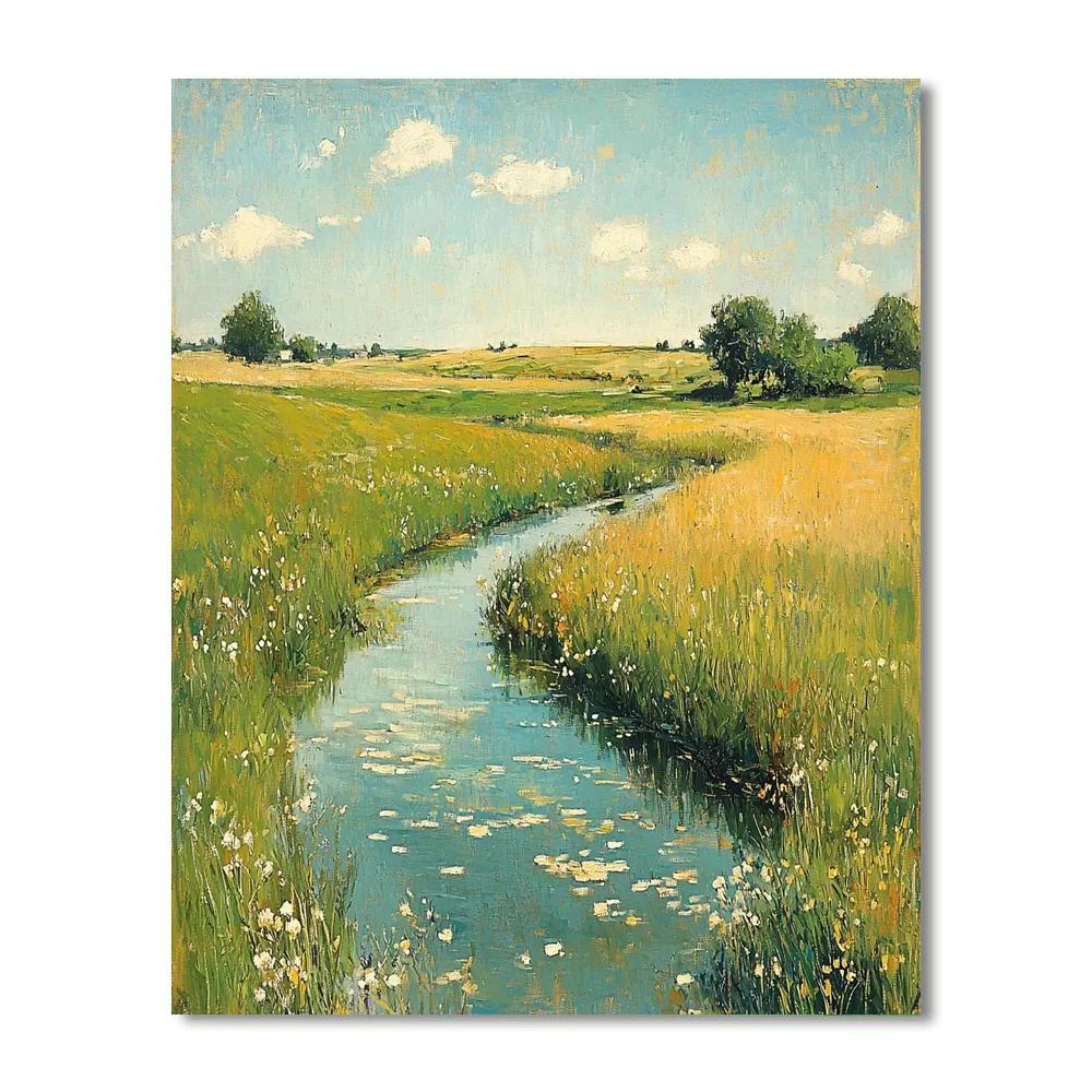 Edgar Degas Inspired Whispering Fields  Paint By Numbers Kits