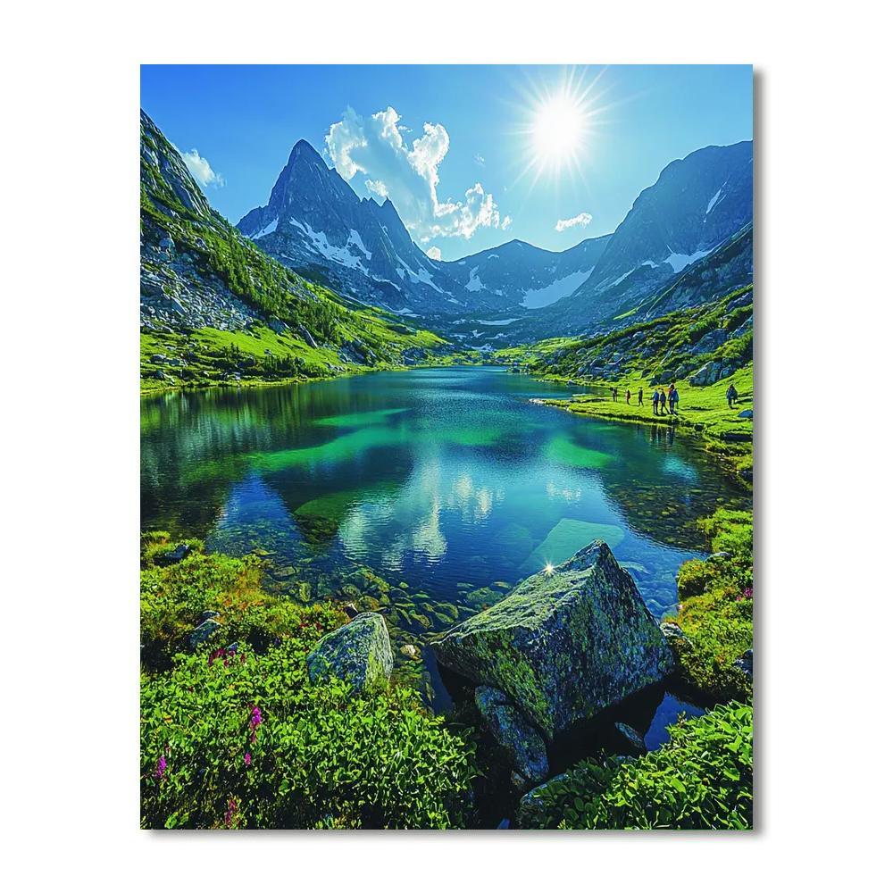 The Seven Rila Lakes Paint By Number