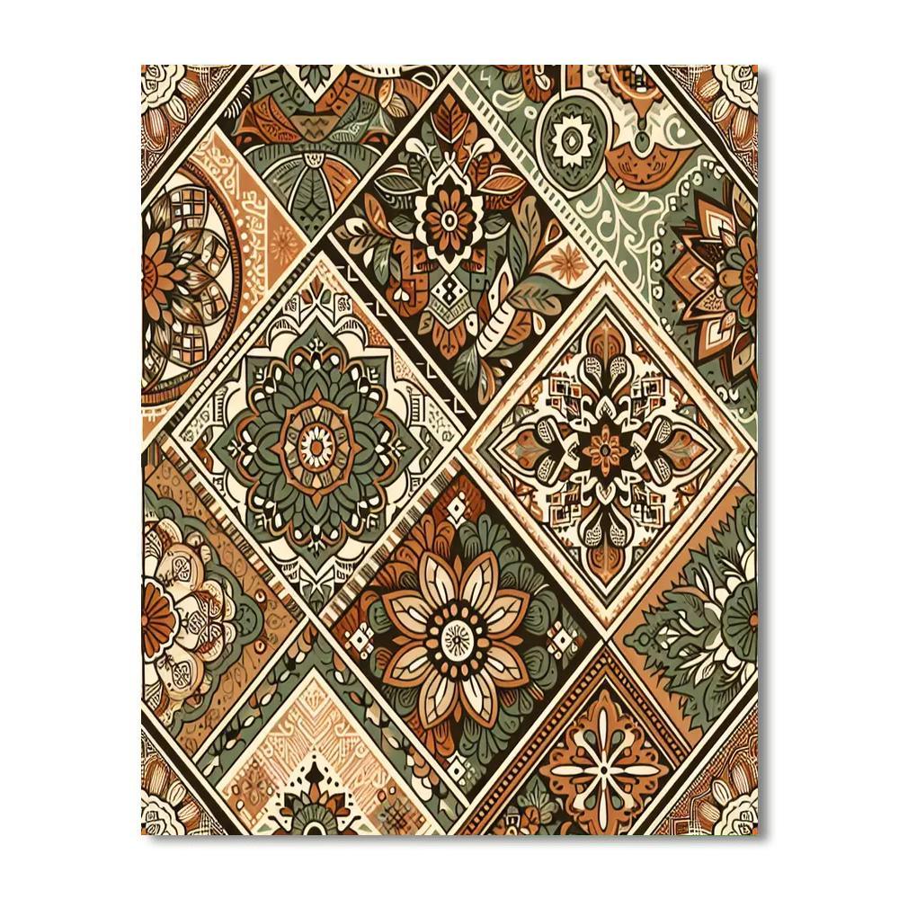 Chic Bohemian Patterns Paint By Numbers