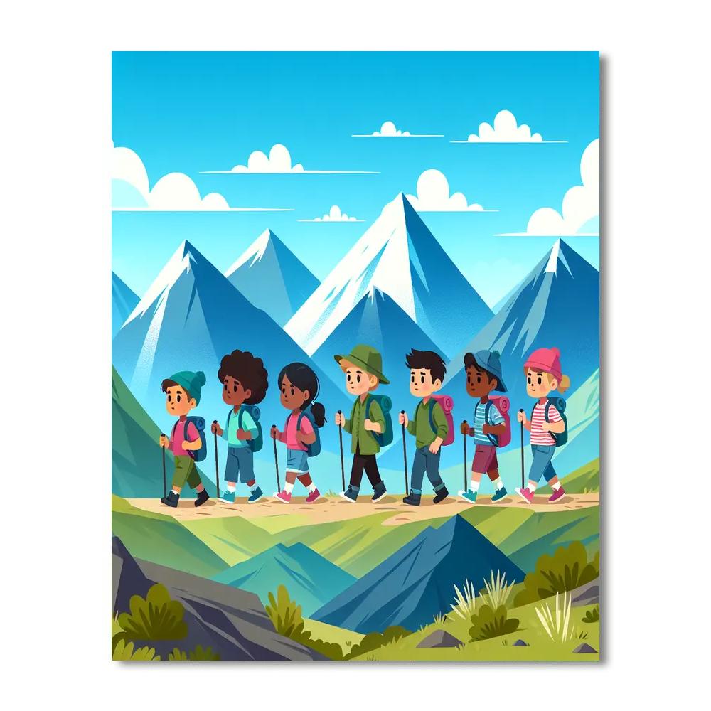 Mountain Majesty Adventures Paint By Numbers Art