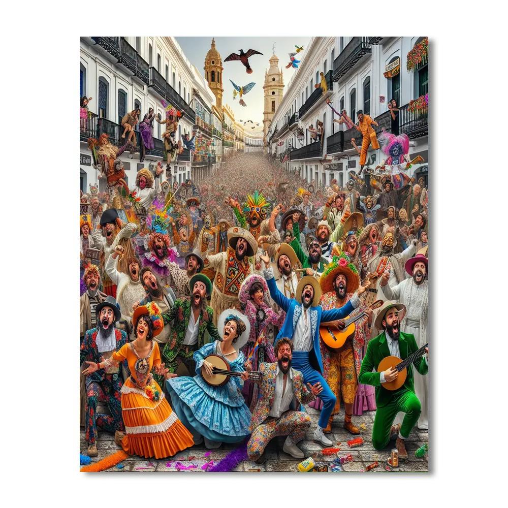 Carnaval De Cádiz - Cádiz Paint By Numbers Kits