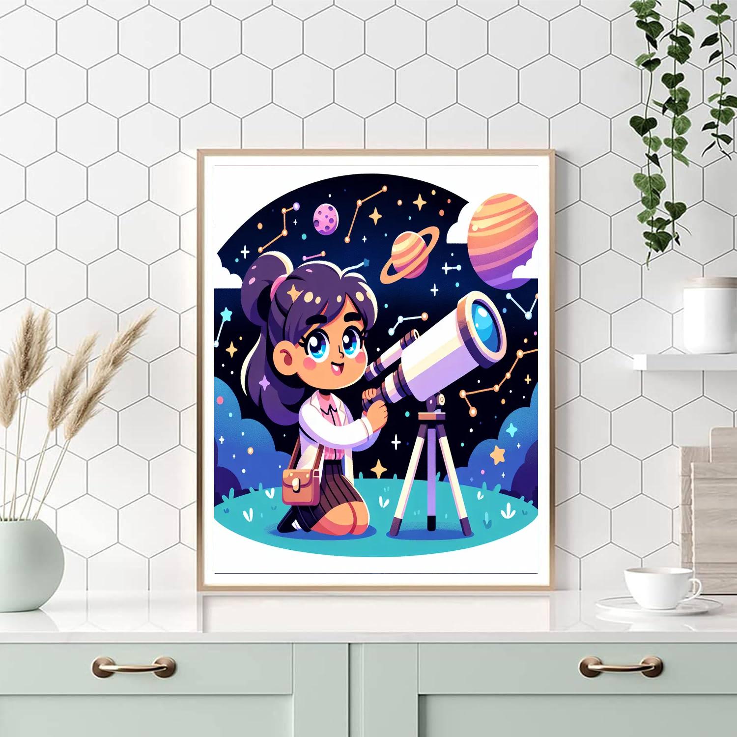 Astronomical Space Exploration Paint By Numbers Kits