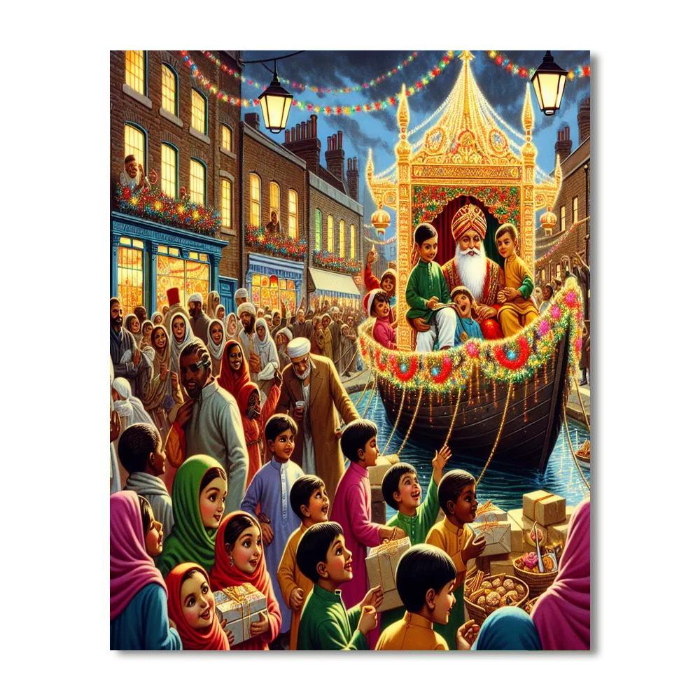 Feast Of St. Nicholas - Amsterdam Number Painting