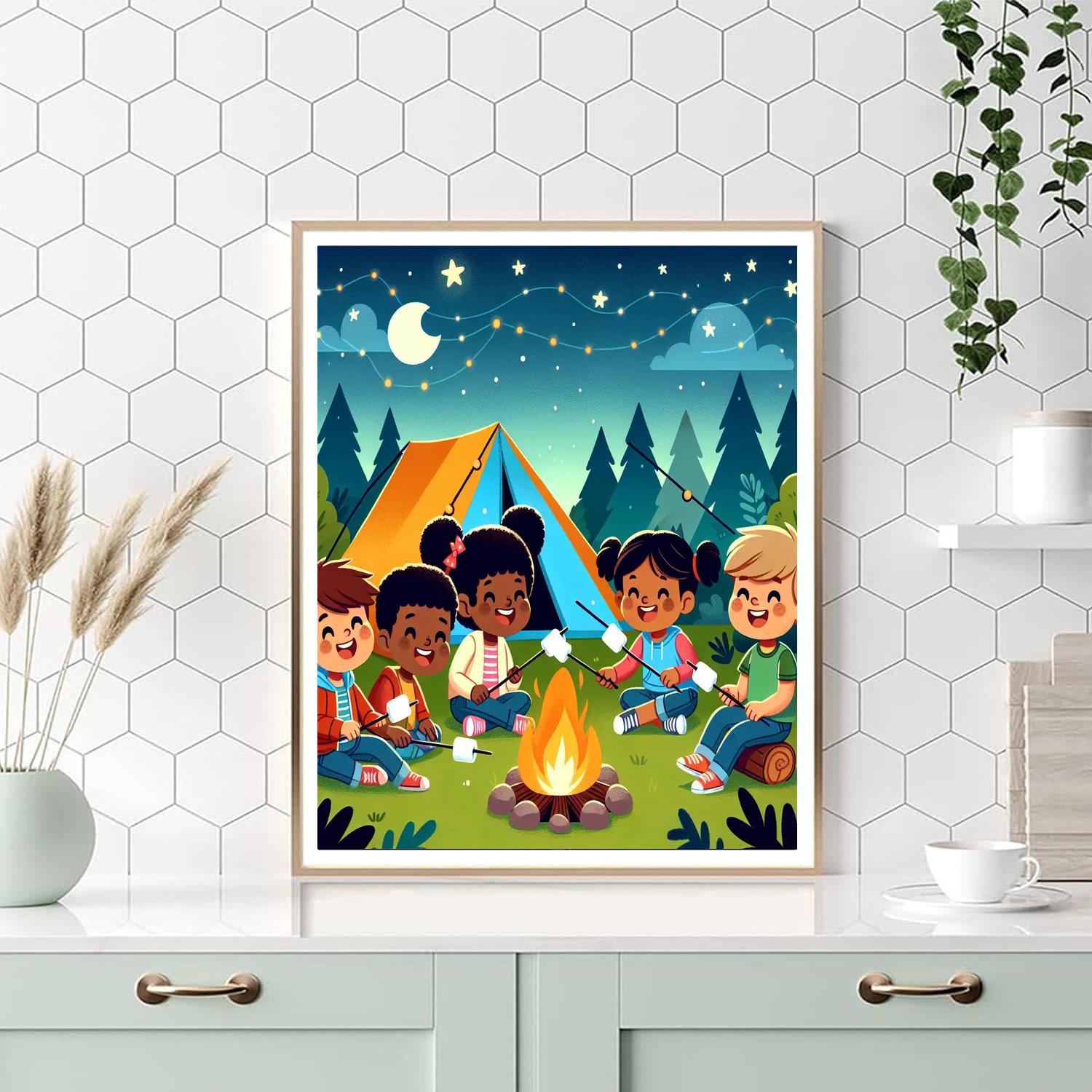 Camping Quest Paint By Numbers