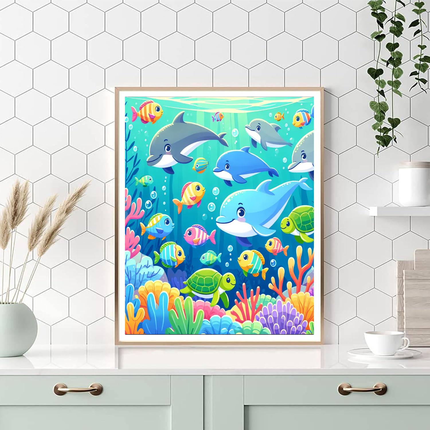 Playful Sea Adventures Numbered Painting Kits