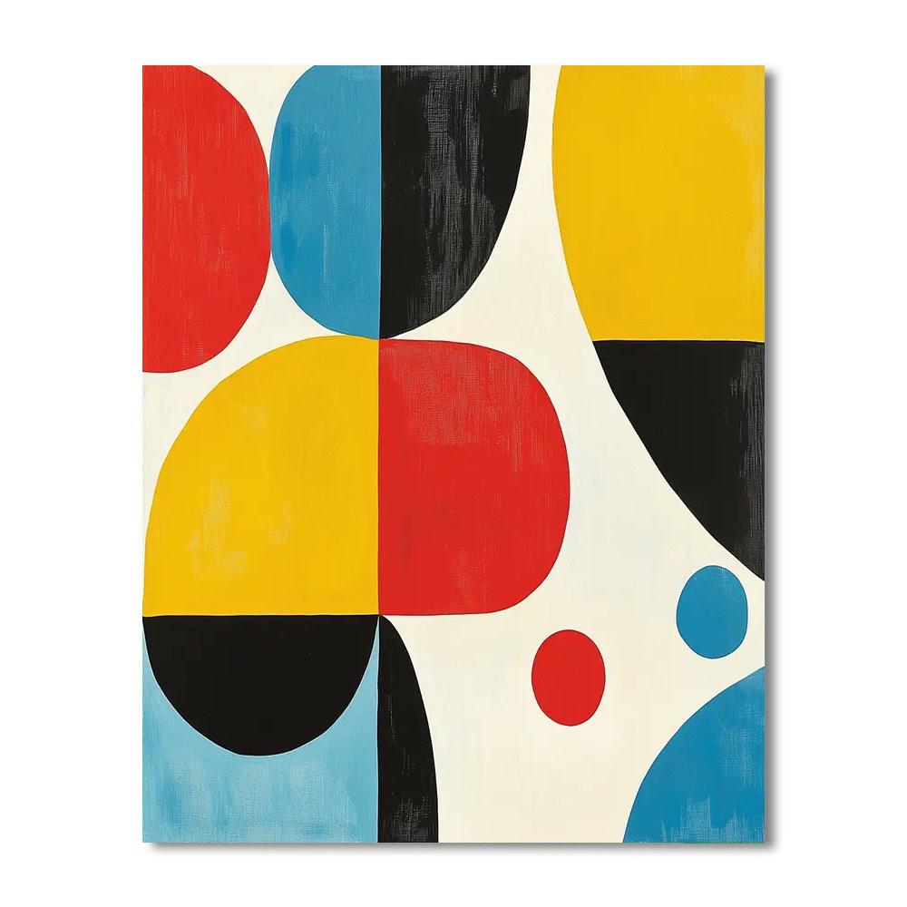 Joan Miró Inspired Imaginative Pulse  Paint By Numbers Art