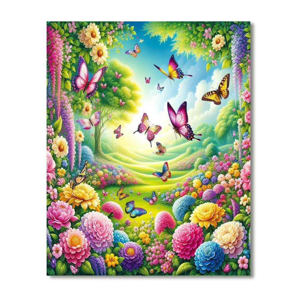Garden Party Delights Numbered Painting Kits