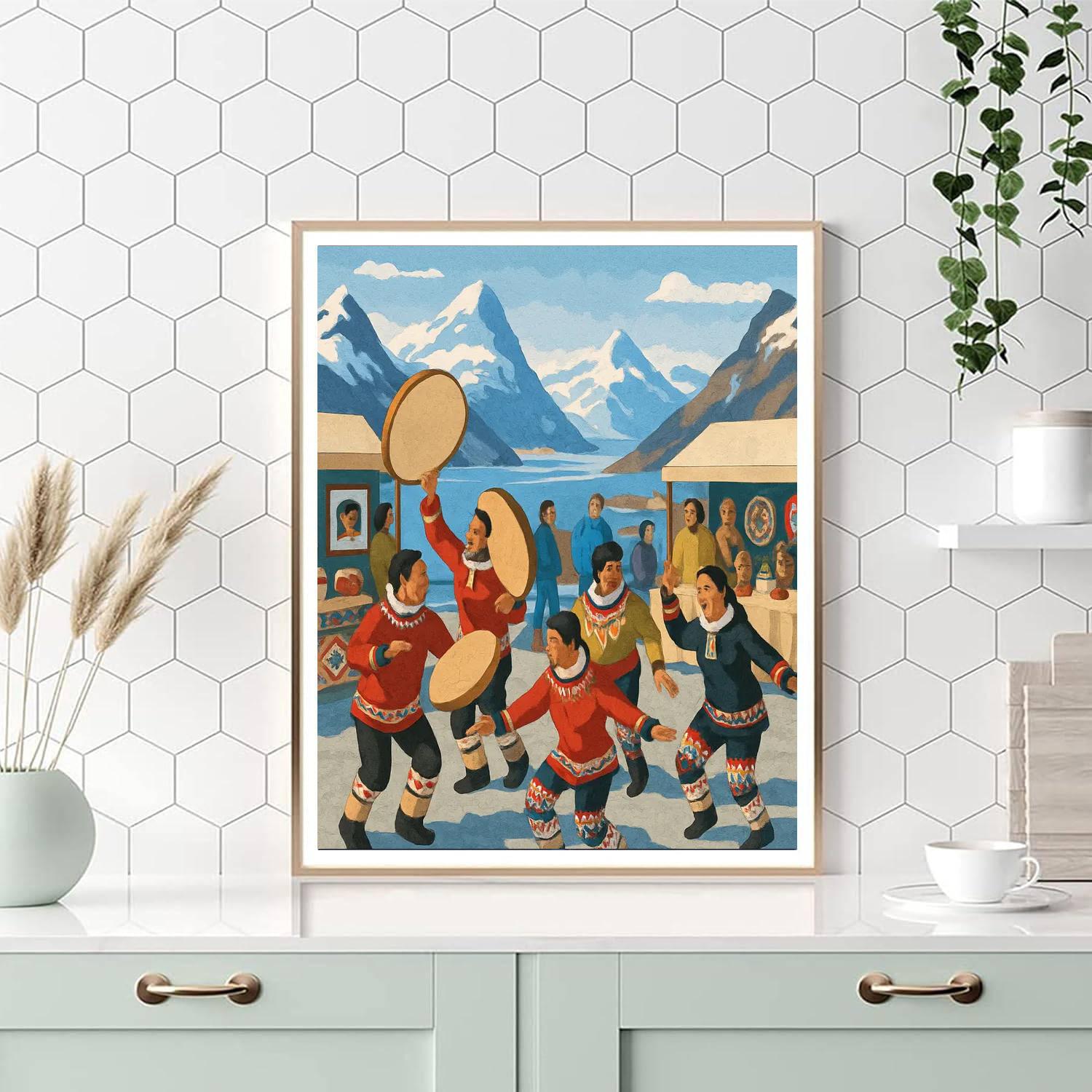 Festival Of The North Atlantic - Greenland Paint By Numbers Kits
