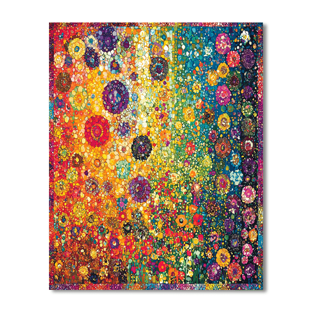 Gustav Klimt Inspired Timeless Patterns  Numbered Painting Kits