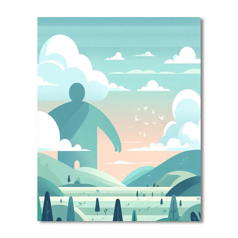 Gentle Giant's Vista Paint By Numbers Art