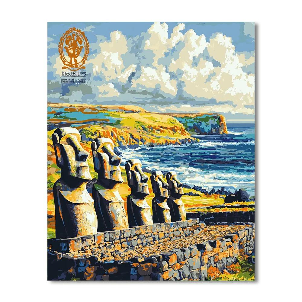 Rapa Nui National Park Paint By Color