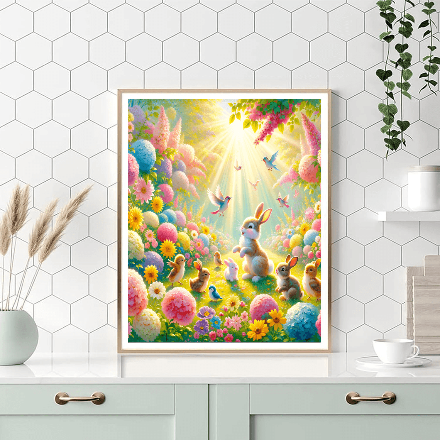 Whimsical Garden Frolic Paint By Number
