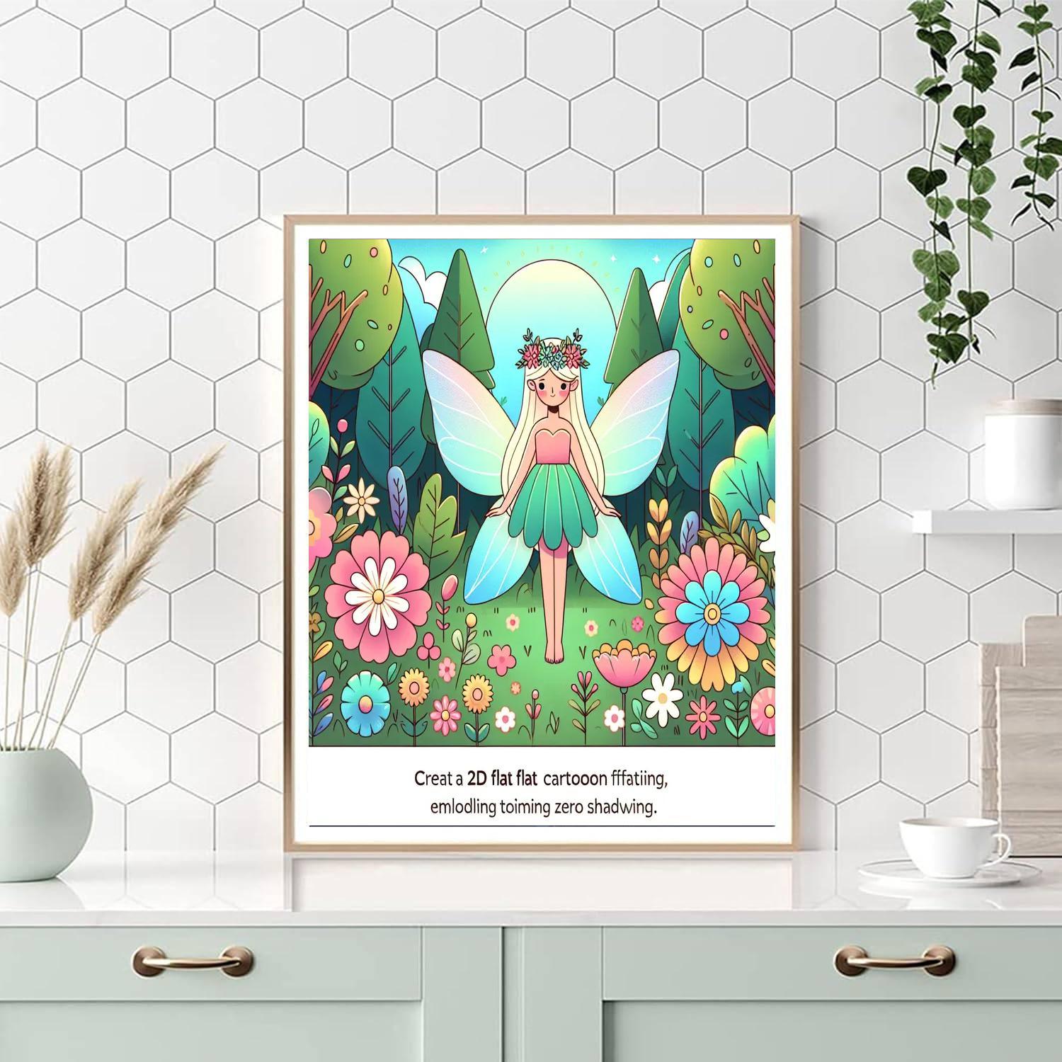 Fairy Wonderland Delight DIY Paint By Numbers