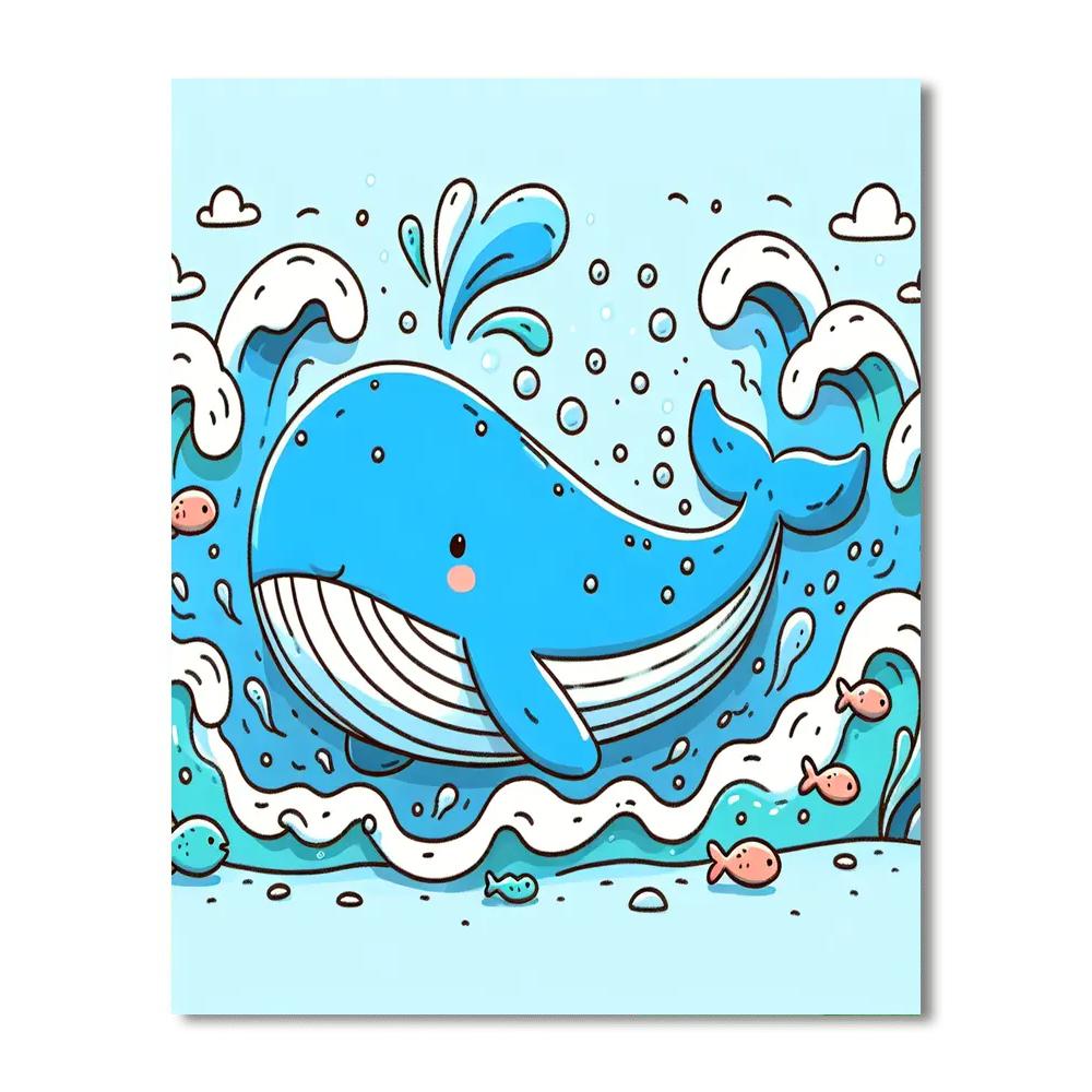 Whale Of A Time Expedition Painting By Numbers Kit