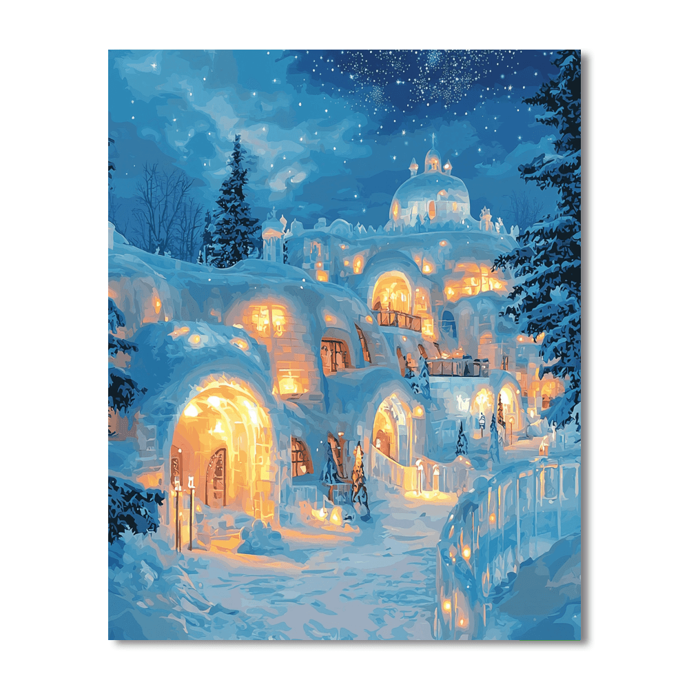 The Icehotel Numbered Painting Kits