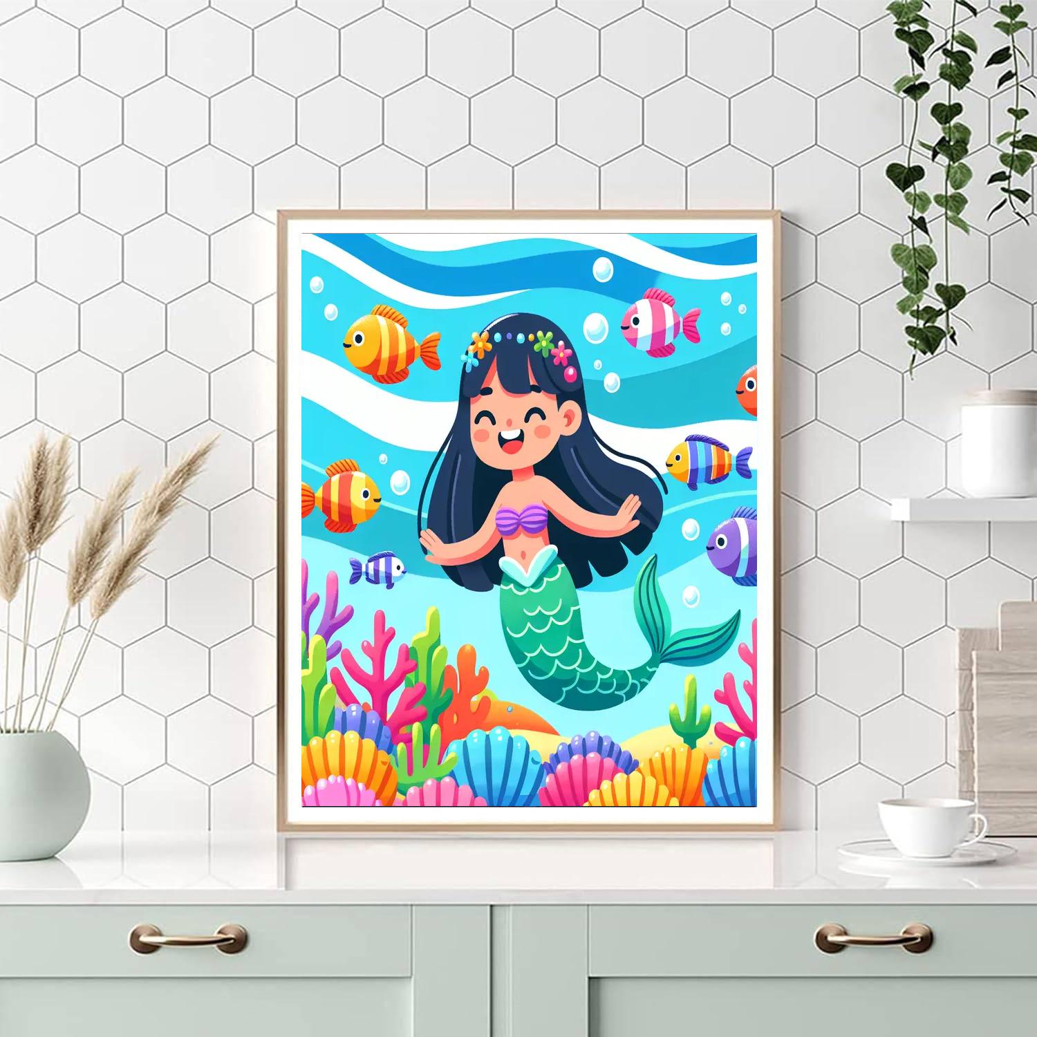 Underwater Kingdom Explorers Paint By Numbers