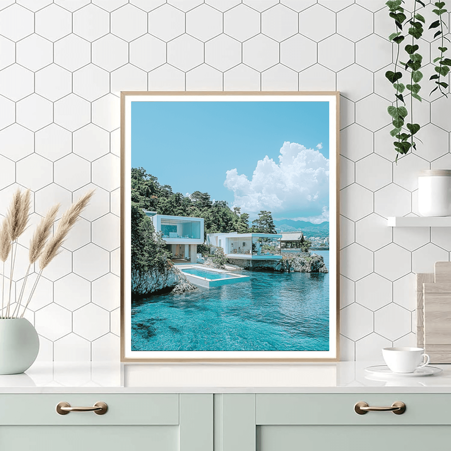 Naoshima - Japan DIY Paint By Numbers