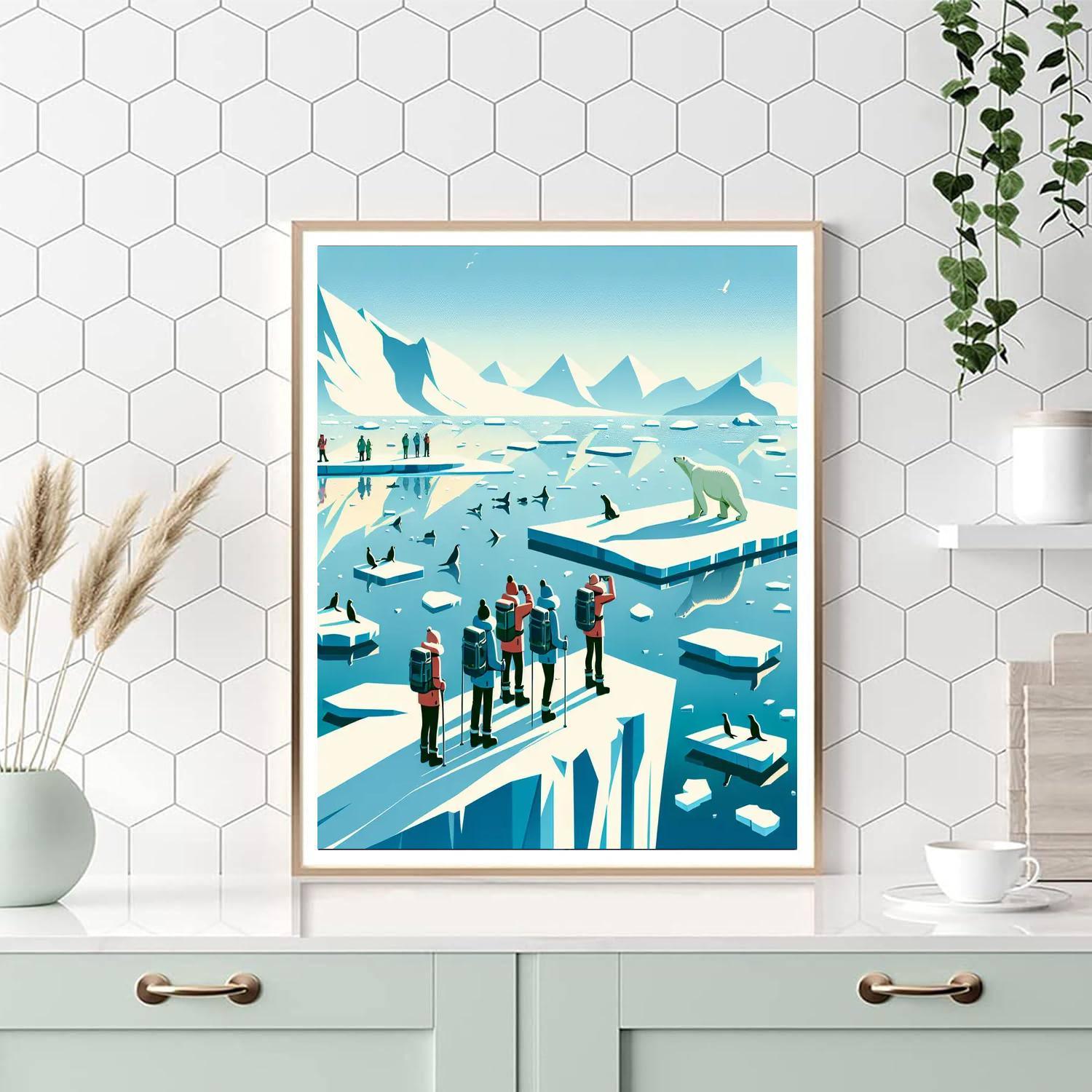 Arctic Wildlife Safari Painting By Numbers Kit