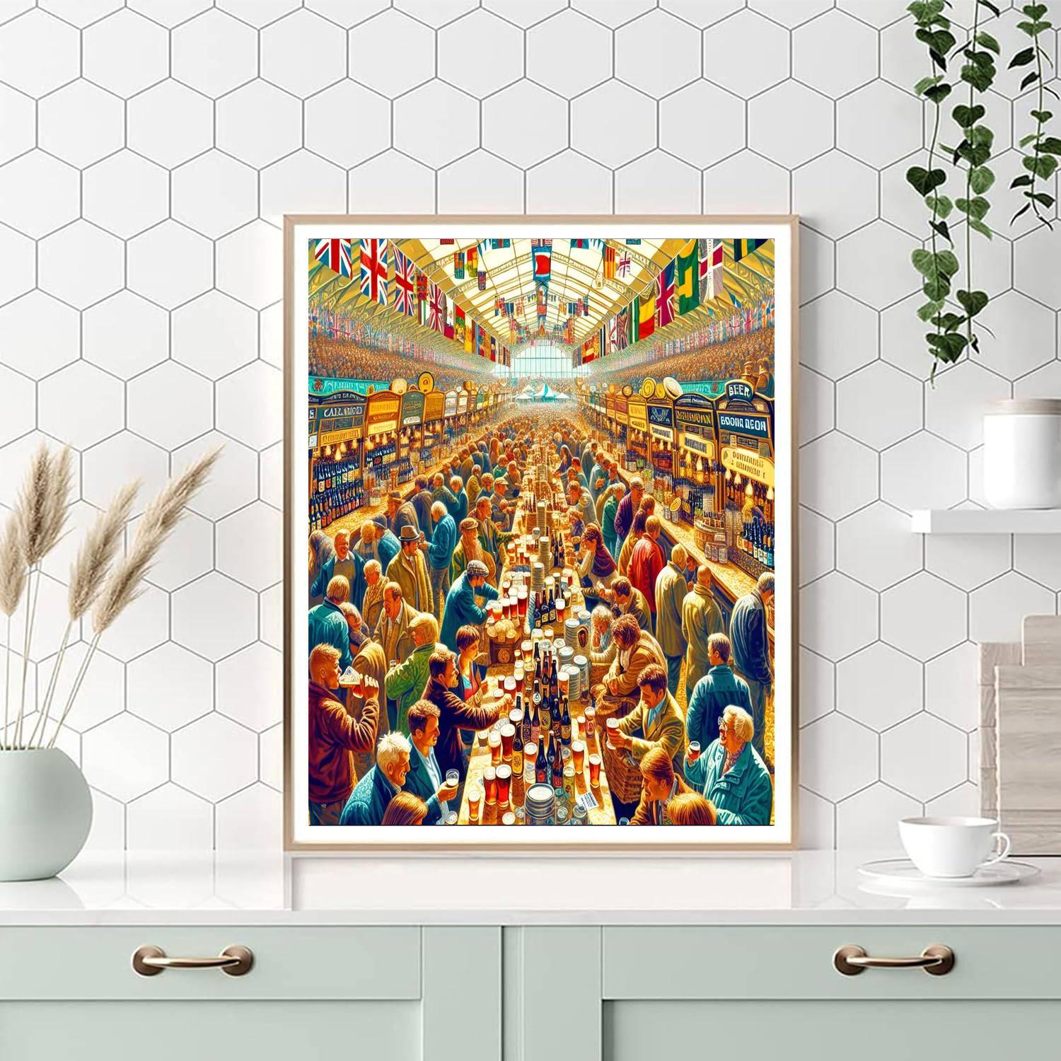 The Great British Beer Festival - Uk Paint By Numbers Kits