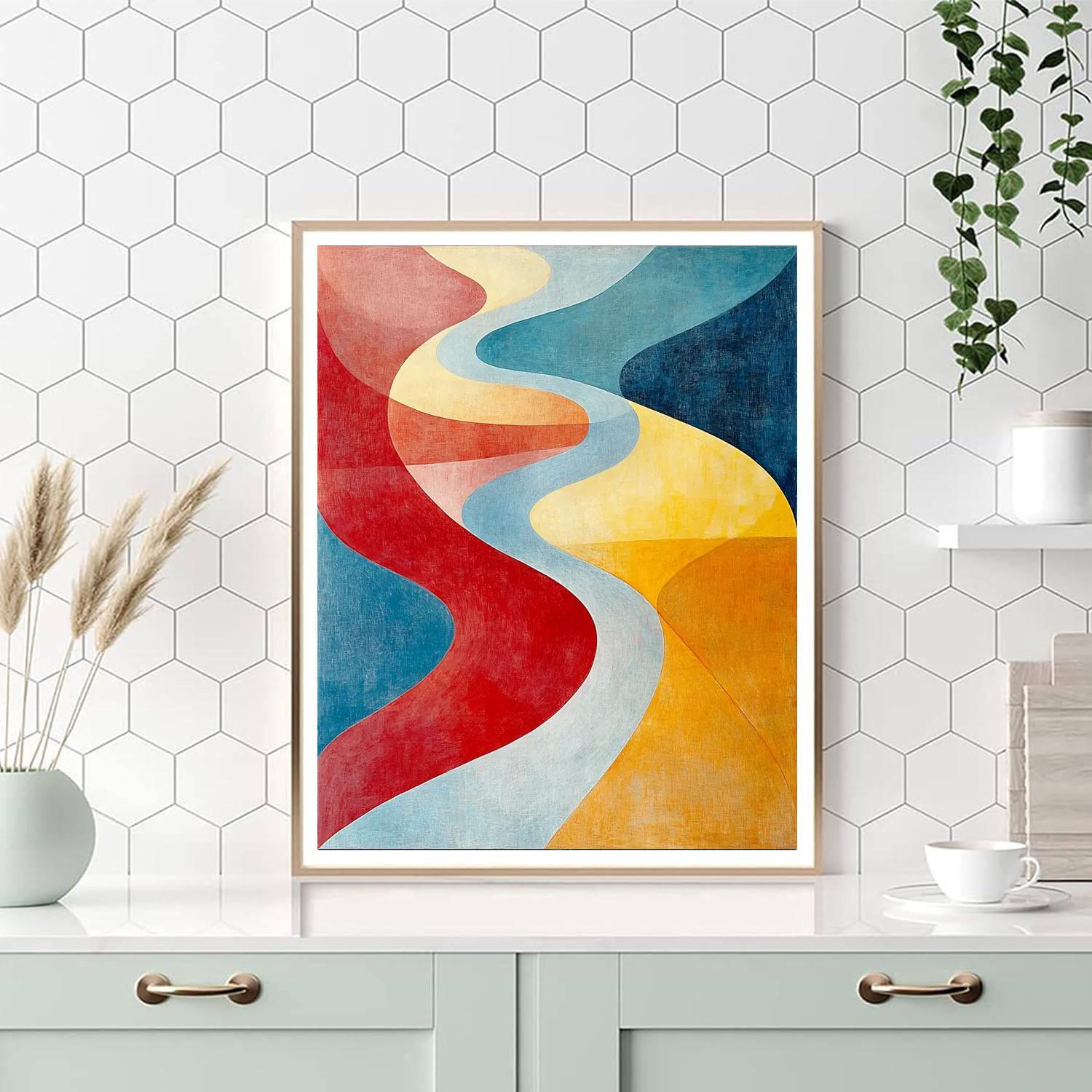 Paul Klee Inspired Echoes Of Color  Numbered Painting Kits