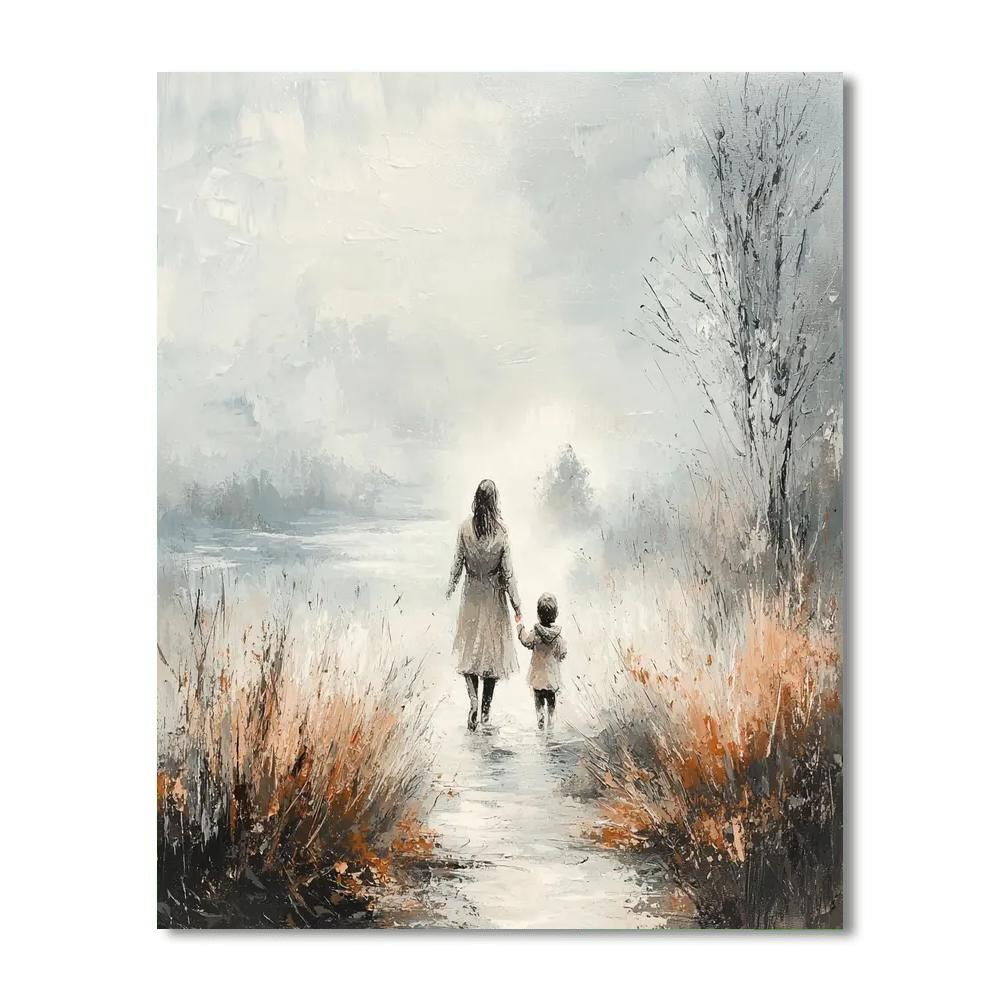 Her Guiding Light DIY Paint By Numbers