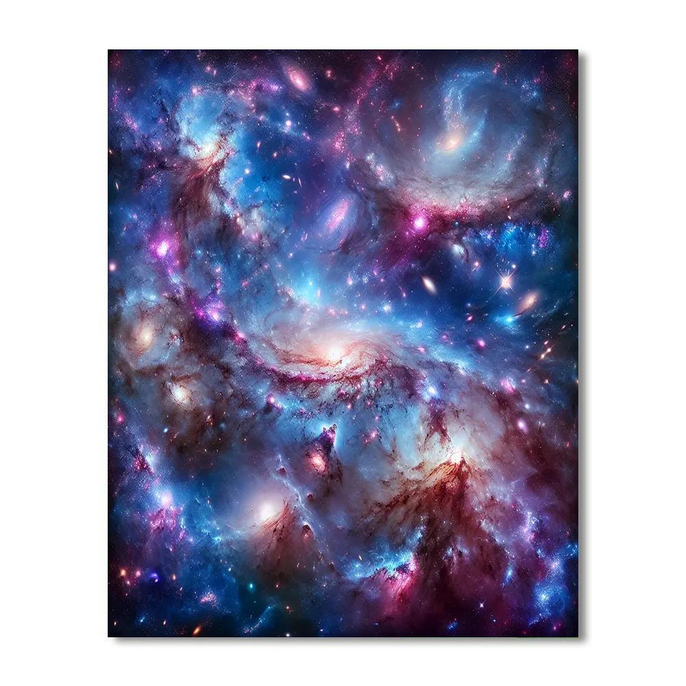 Eternal Cosmos Exploration Paint By Color