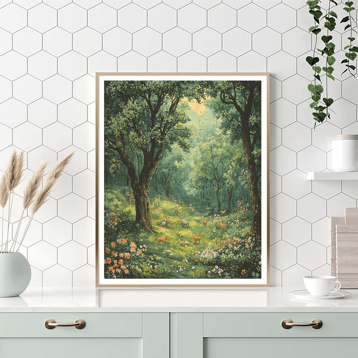 Rackham Inspired Mythical Creatures Of The Forest  Painting By Numbers Kit
