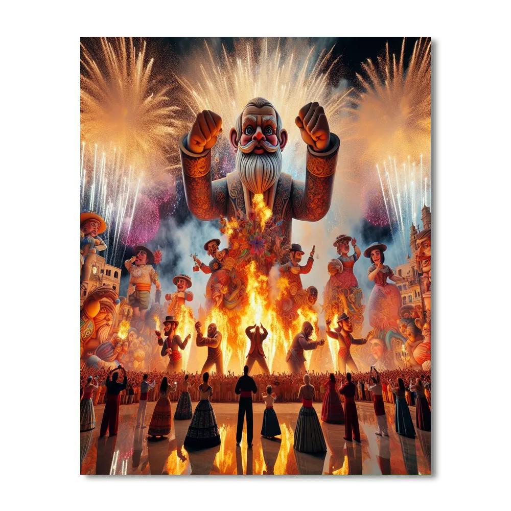 La Fallas - Spain Paint By Numbers