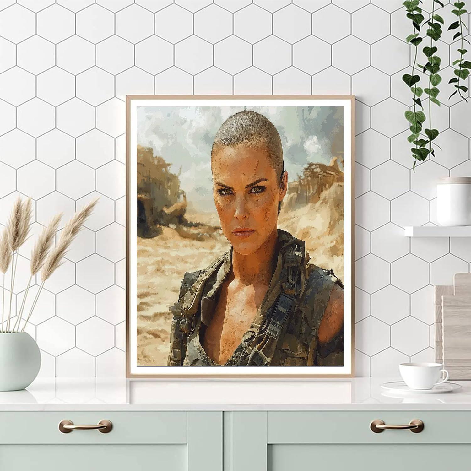 Charlize Theron: Crafting Furiosa's Fierce Odyssey Numbered Painting Kits