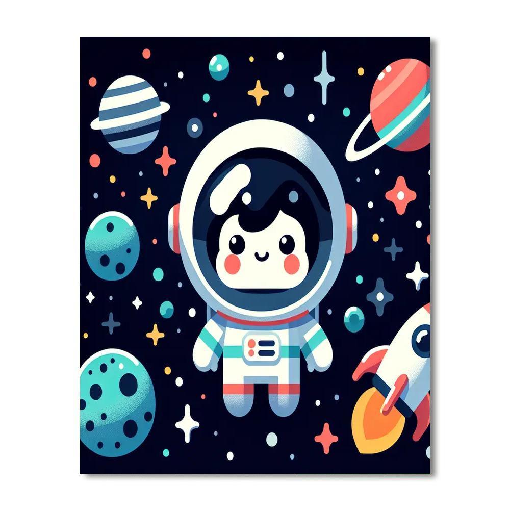 Galactic Explorer Adventures Numbered Painting Kits
