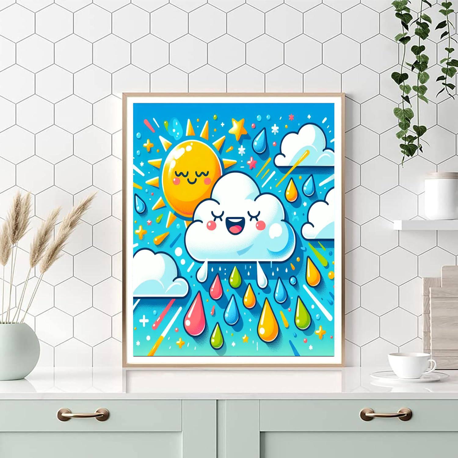Adventurous Cloud DIY Paint By Numbers