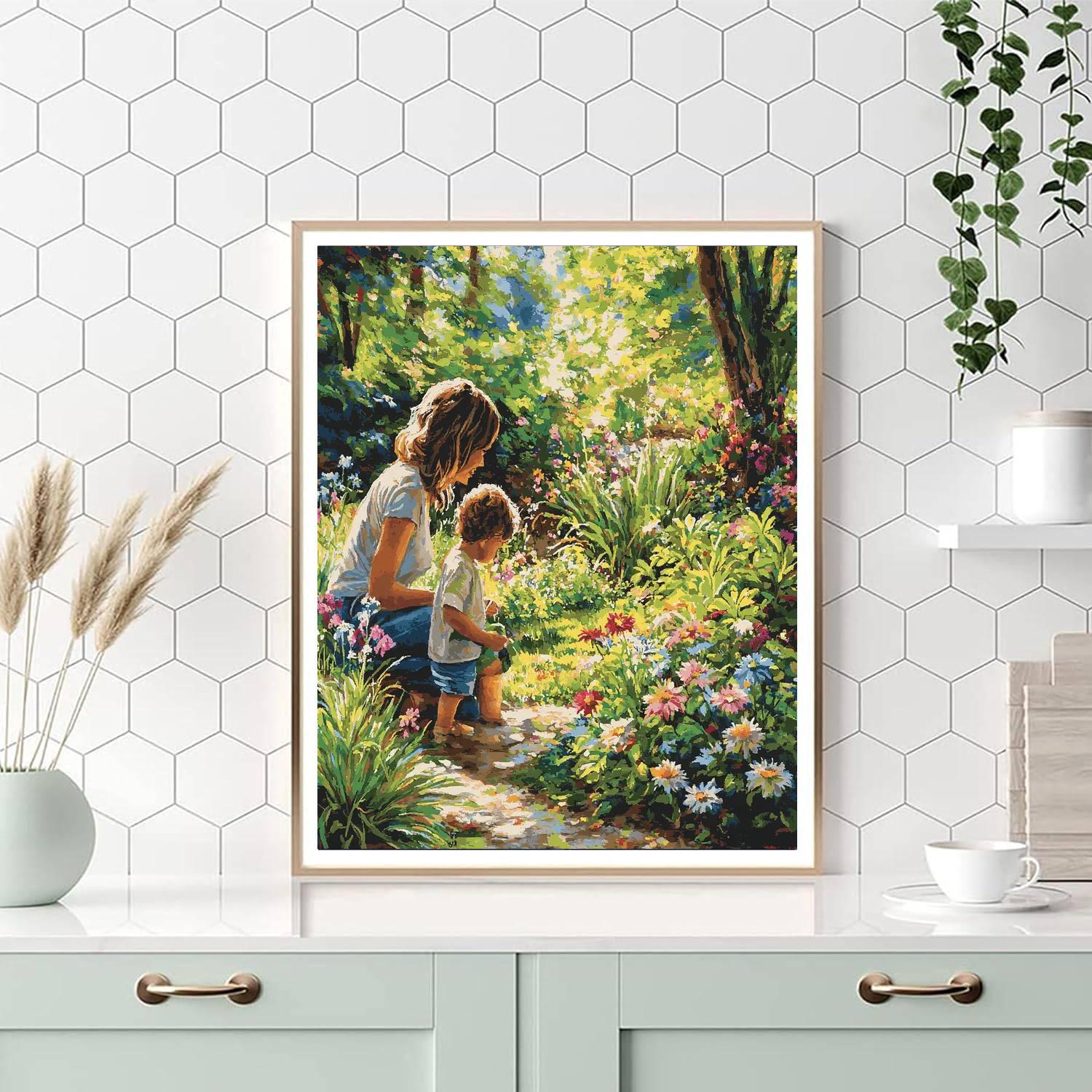 The Nurturer’s Touch Number Painting
