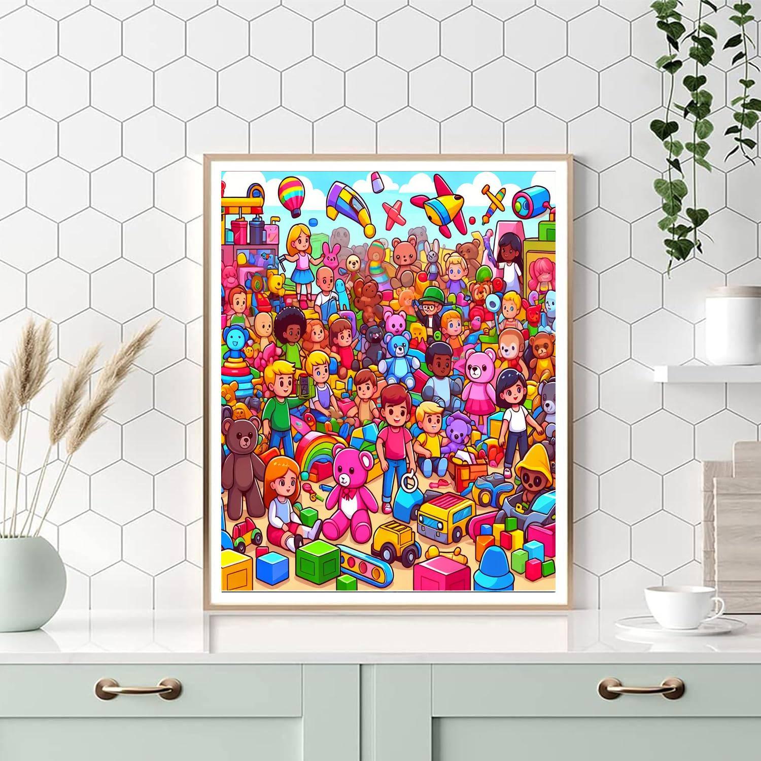 Magical Toy Adventure Paint By Numbers Kits