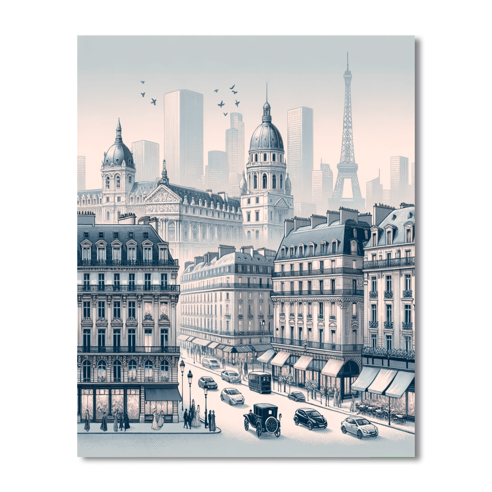 Parisian Elegance Paint By Number