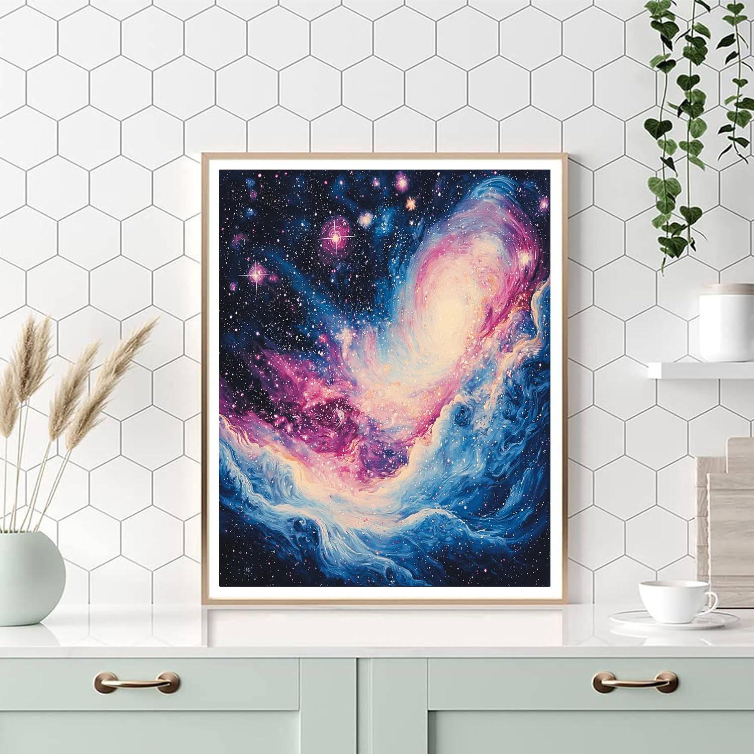 Georges Seurat Inspired Cosmic Harmony Symphony  Numbered Painting Kits