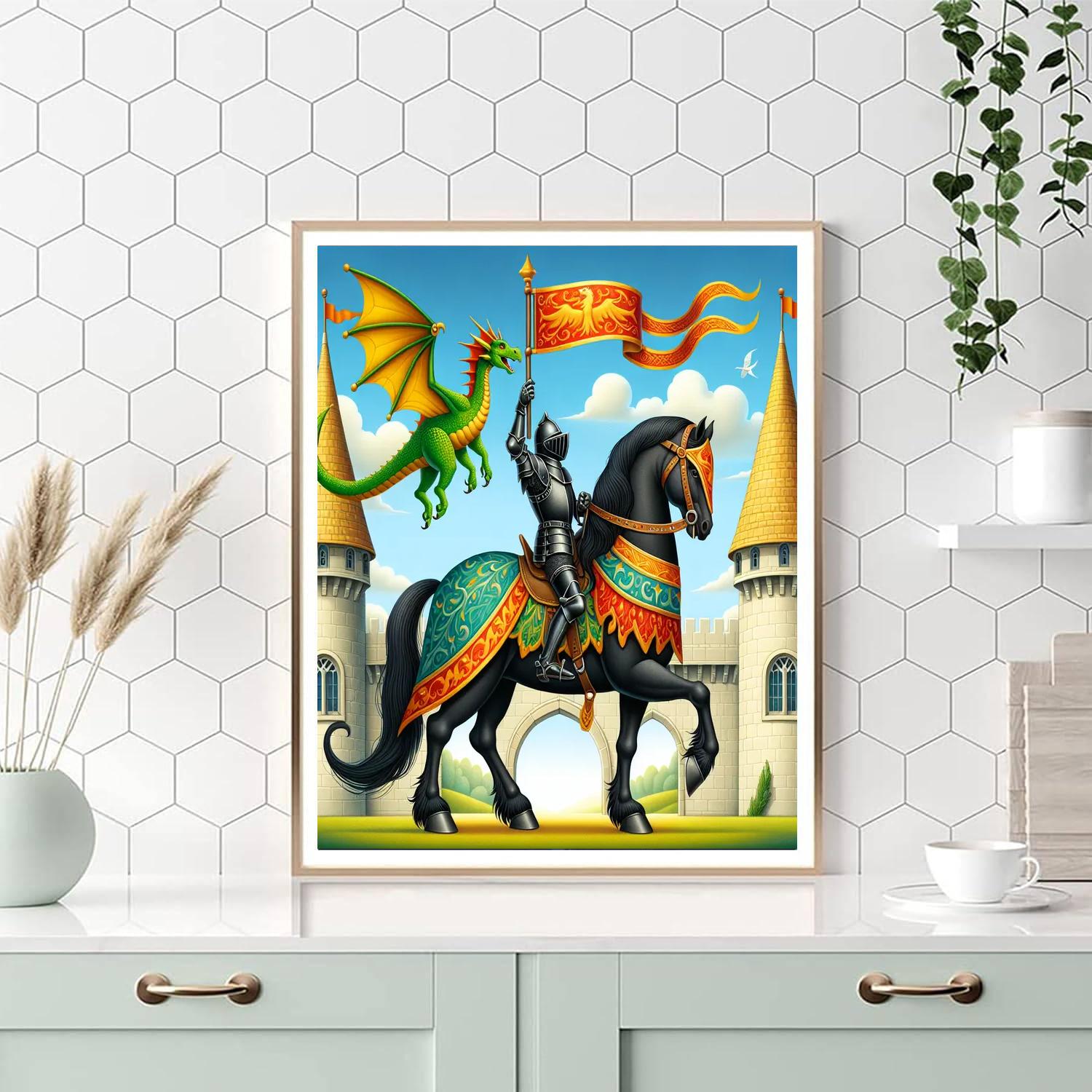 Royal Knights Quest Paint By Number