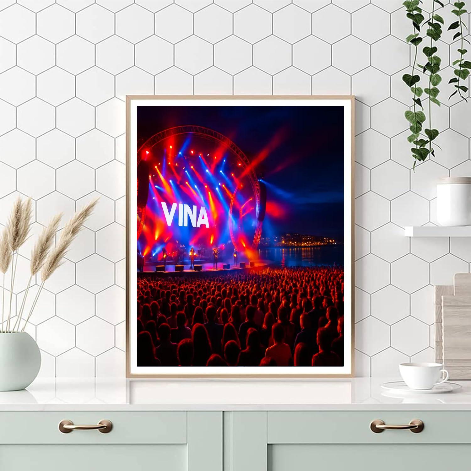 Viña Del Mar International Song Festival - Chile Numbered Painting Kits