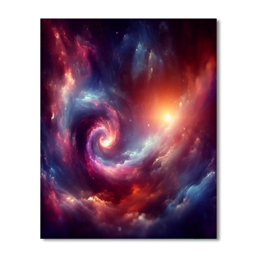 Cosmic Dawn Reverie Paint By Color