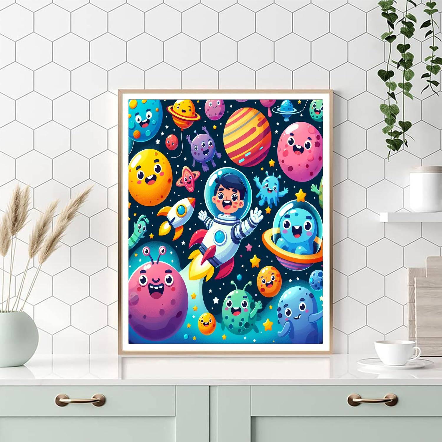 Space Explorer Squad Paint By Number